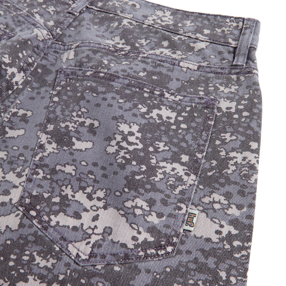 HUF Cromer Camo Jeans - Dust Purple - Image 4