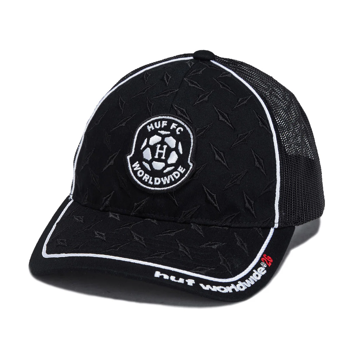 HUF Diamond Plate Trucker Hat - Black