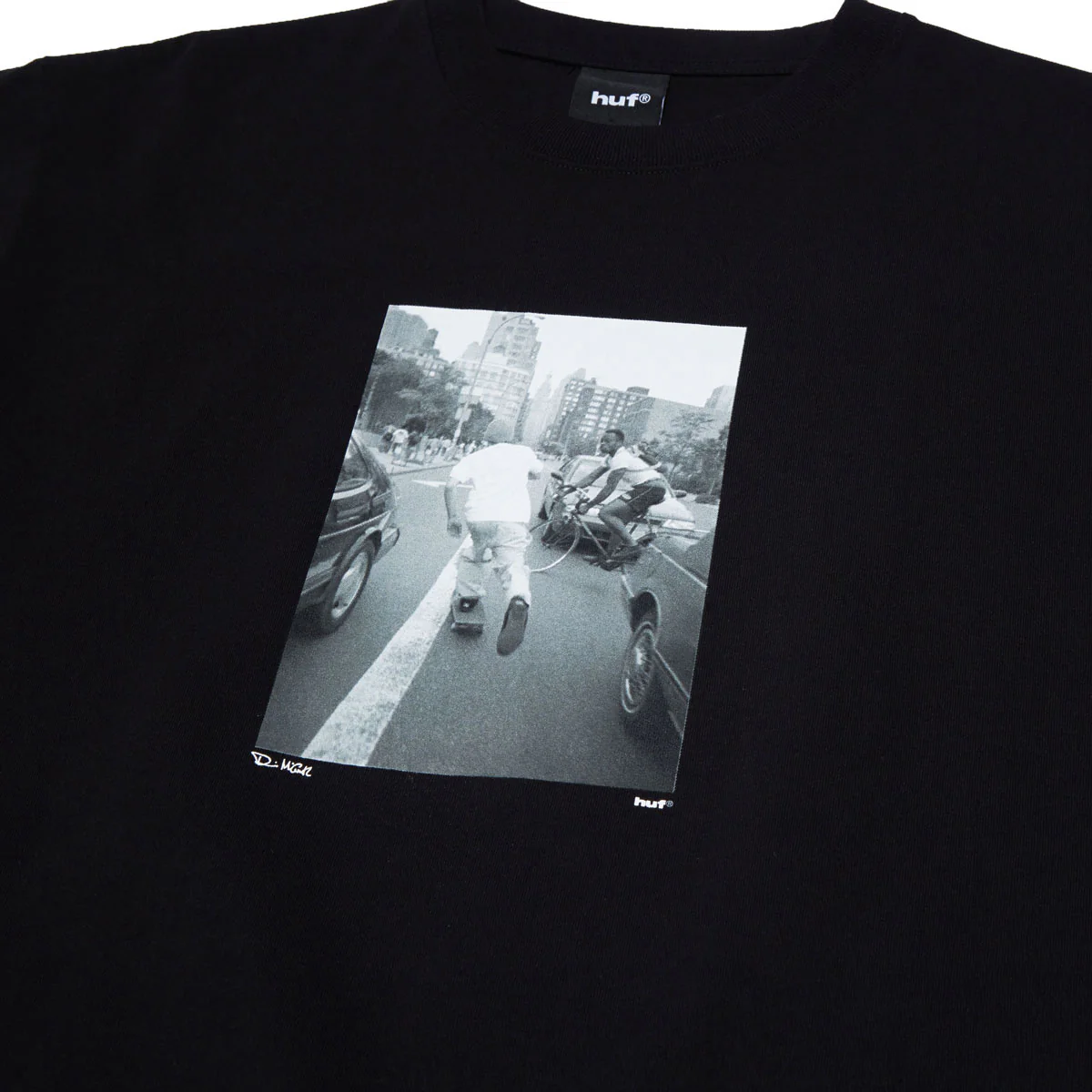 HUF Fight The Traffic T-Shirt - Black - Image 3