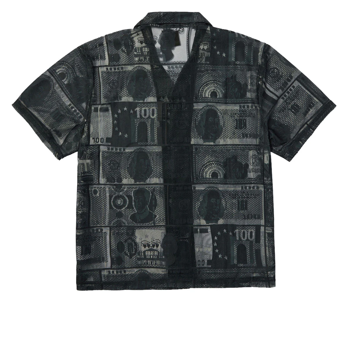 HUF Global Currency Lace Shirt - Black - Image 2