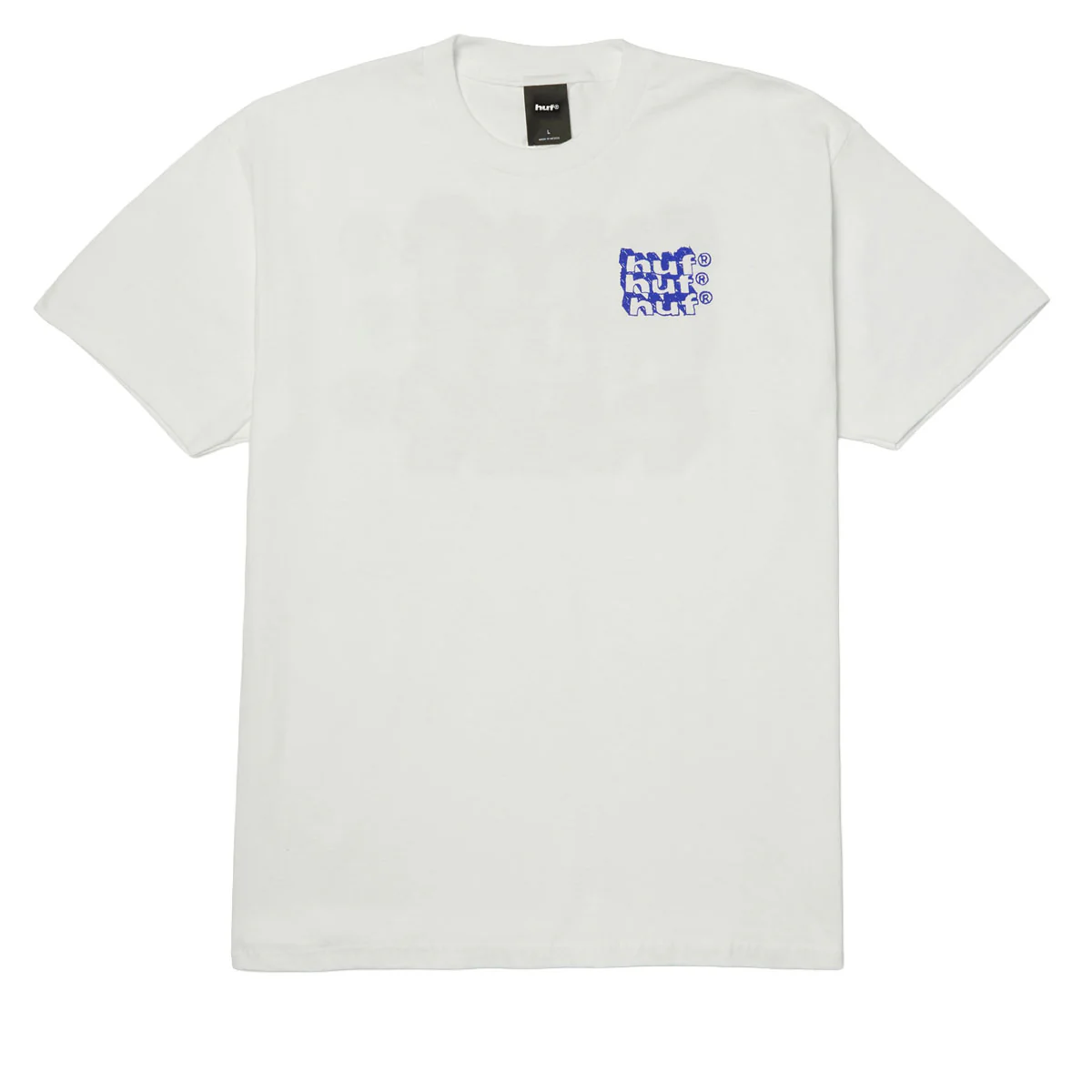 HUF Hand Stacked T-Shirt - White - Image 2
