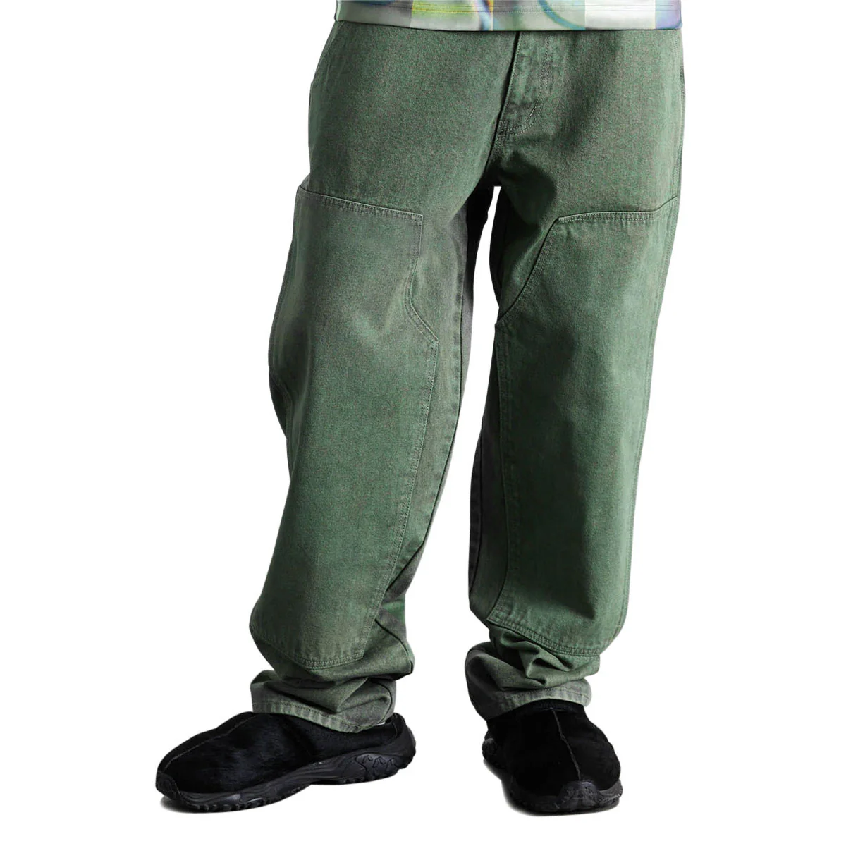 HUF Kinda Loose Double Knee Jeans - Mist Green - Image 2