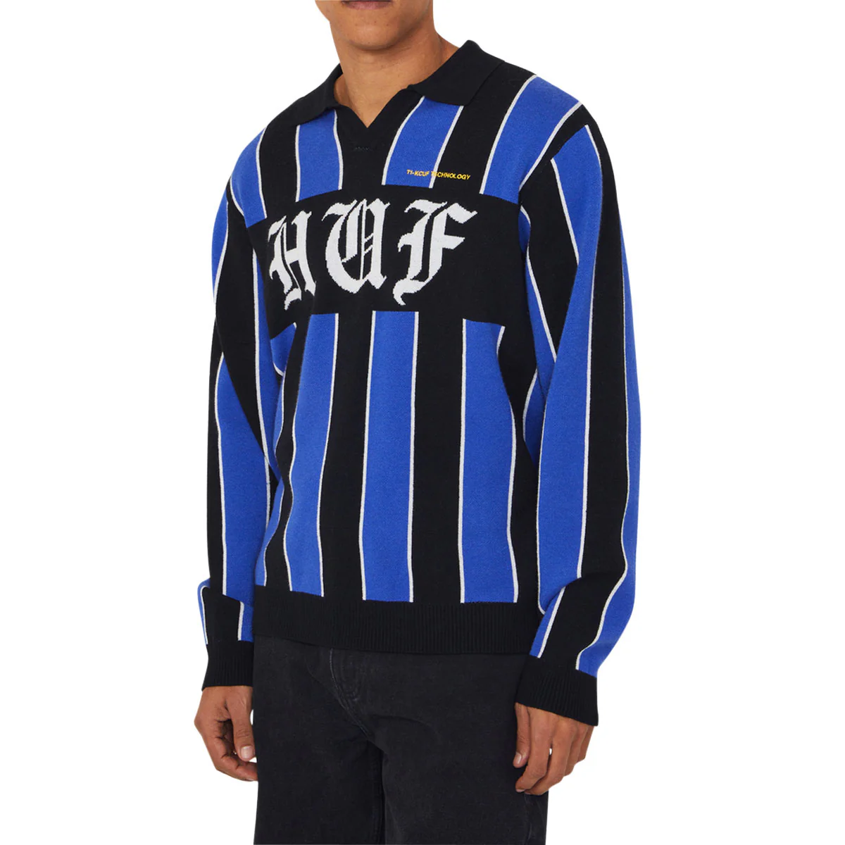 HUF Midfield Jersey Sweater - Electric Blue