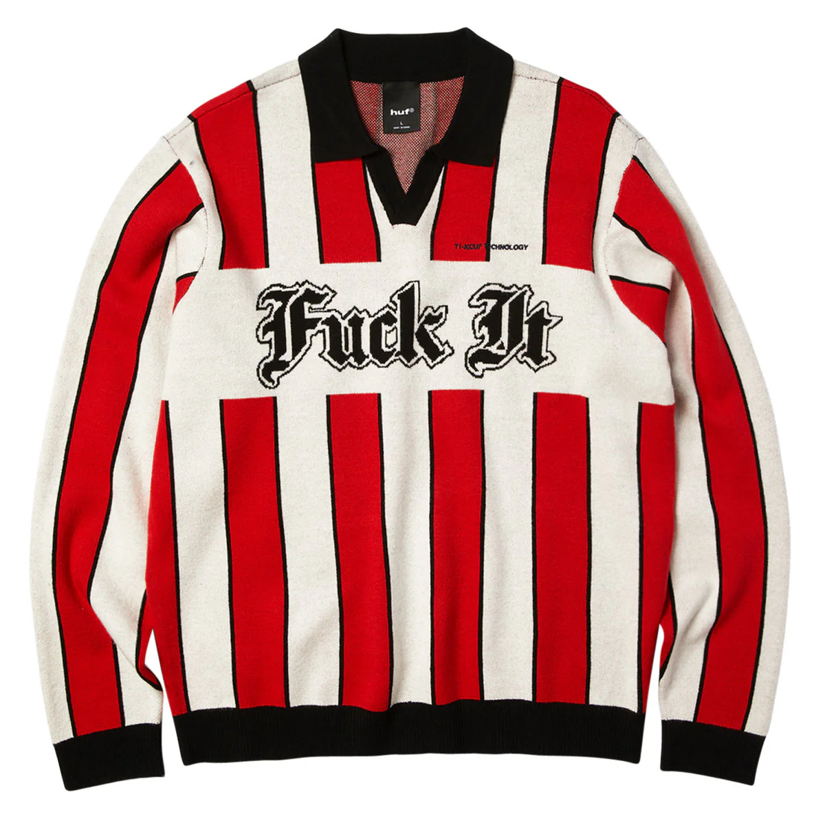 HUF Midfield Jersey Sweater - Red