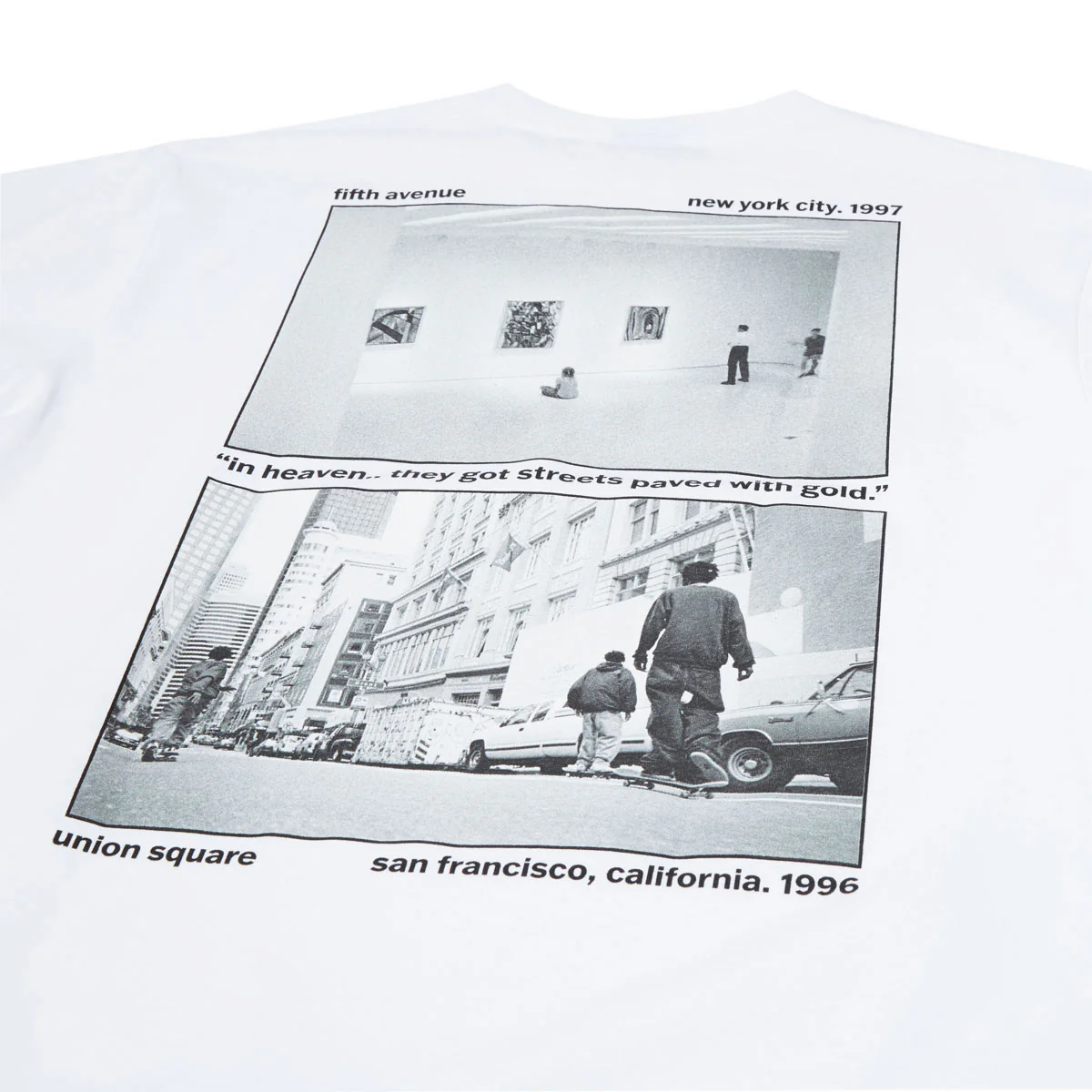 HUF Paved With Gold T-Shirt - White - Image 5