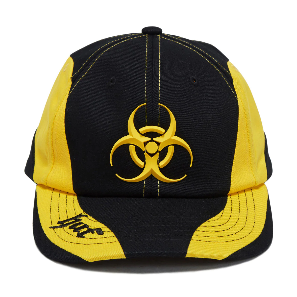 HUF Sector Hat - Black/Yellow - Image 2