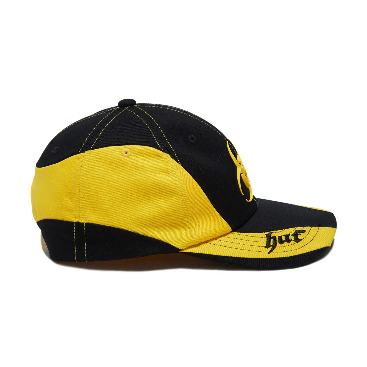 HUF Sector Hat - Black/Yellow - Image 3
