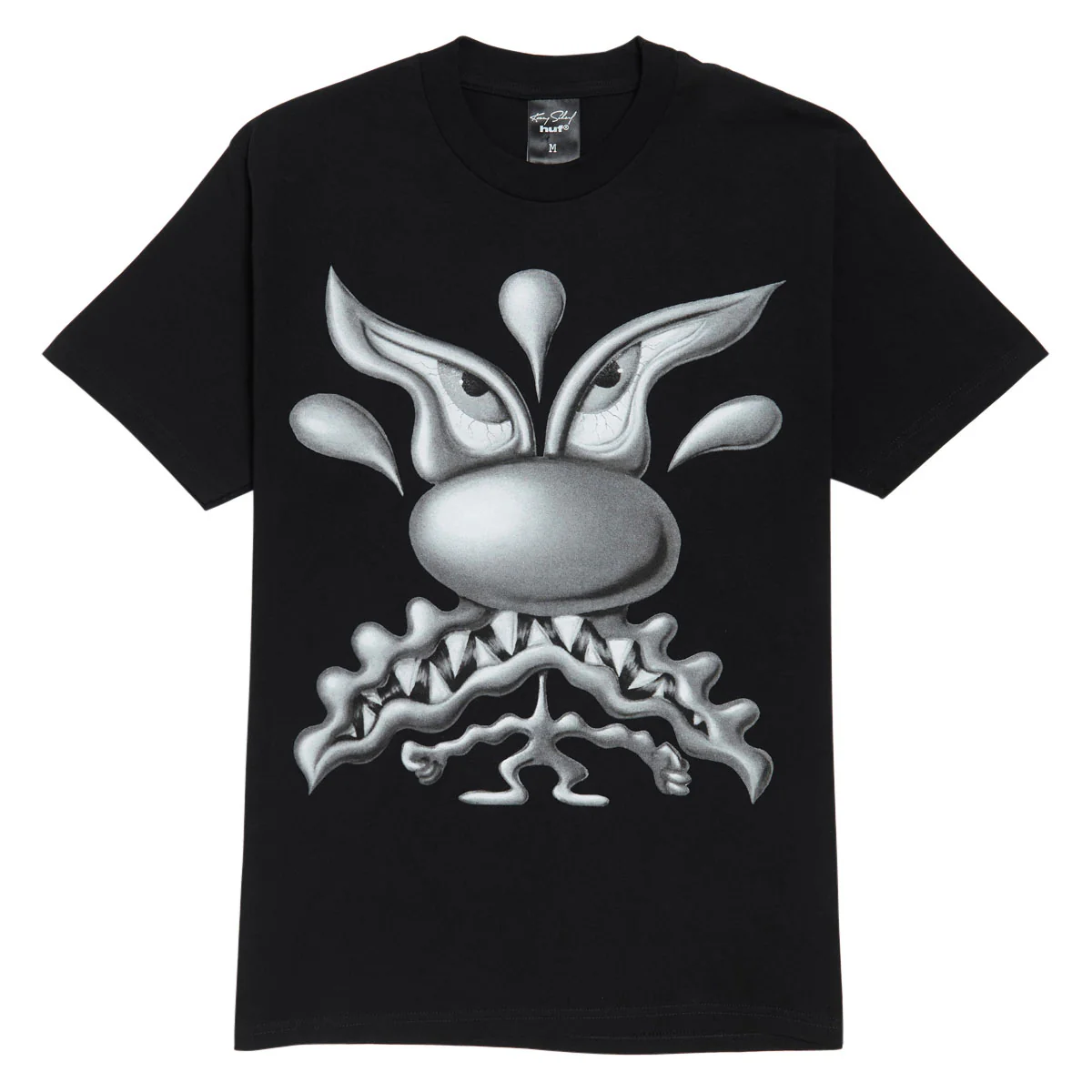 HUF x Kenny Scharf Mean Guy T-Shirt - Black