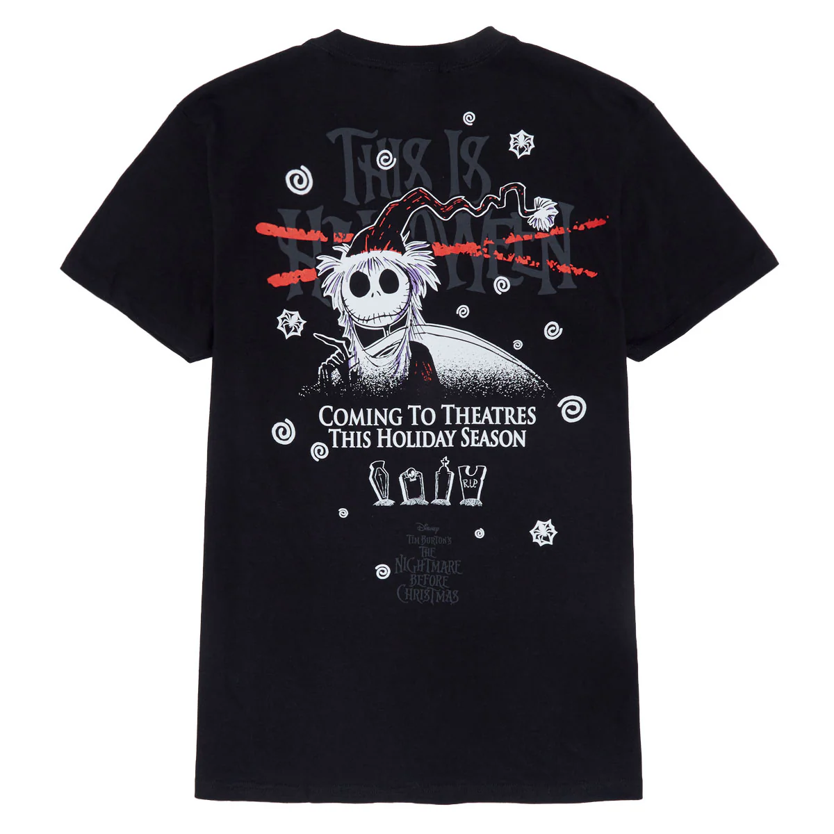 HUF x Nightmare Before Christmas Xmas T-Shirt - Black