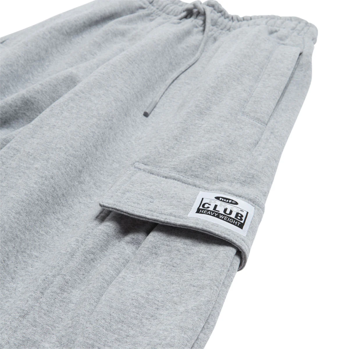 HUF x Pro Club Multi Pocket Sweatpants - Heather Grey - Image 3