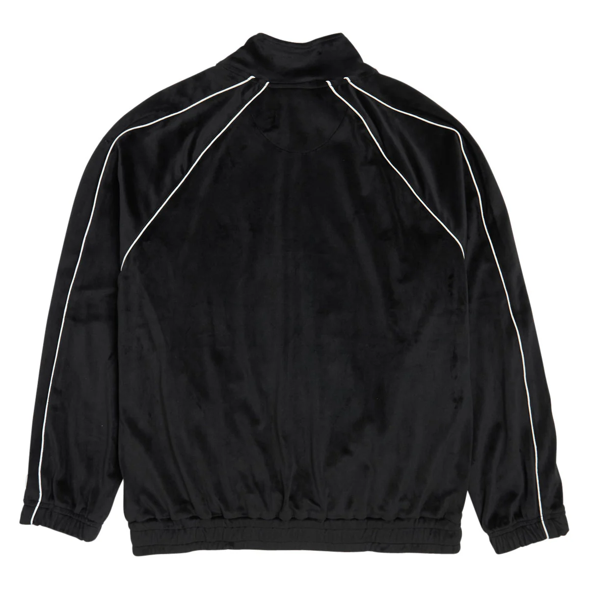 HUF x Pro Club Velour Track Jacket - Black - Image 2