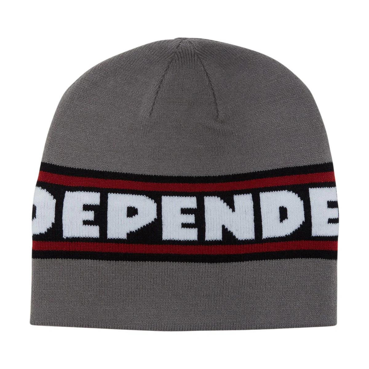 Independent Bar Logo Skull Beanie - Grey