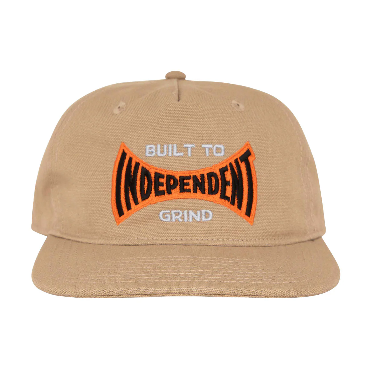 Independent Built To Grind Span Snapback Hat - Khaki - Image 2