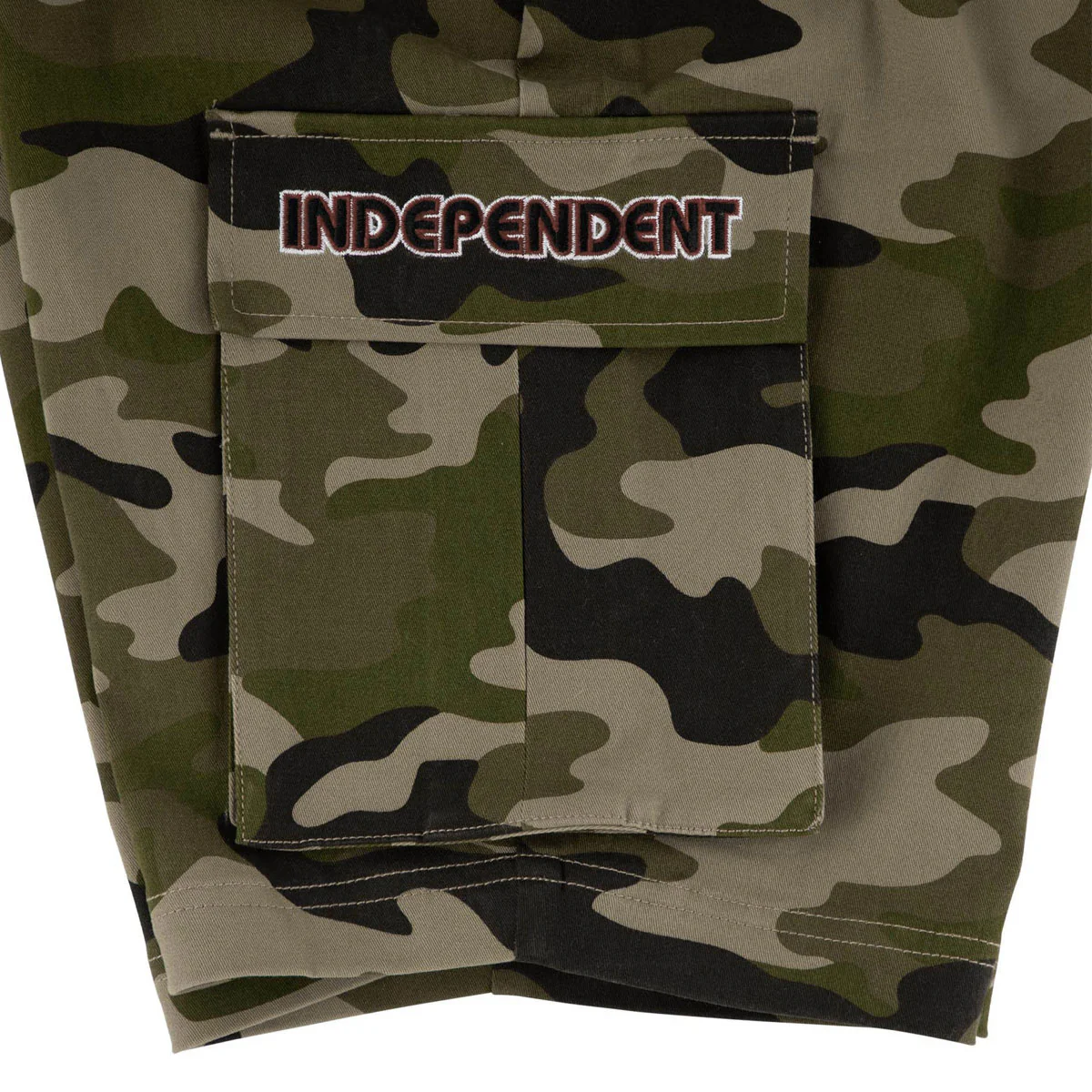Independent Groundwork Cargo Shorts - Camo - Image 3