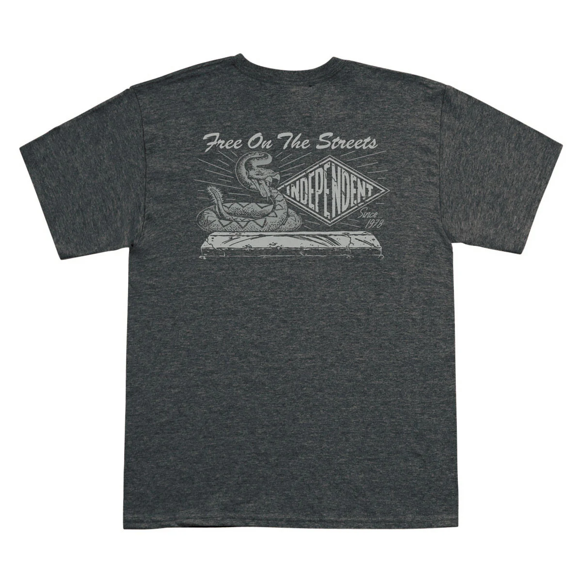 Independent Snake Bite T-Shirt - Dark Heather
