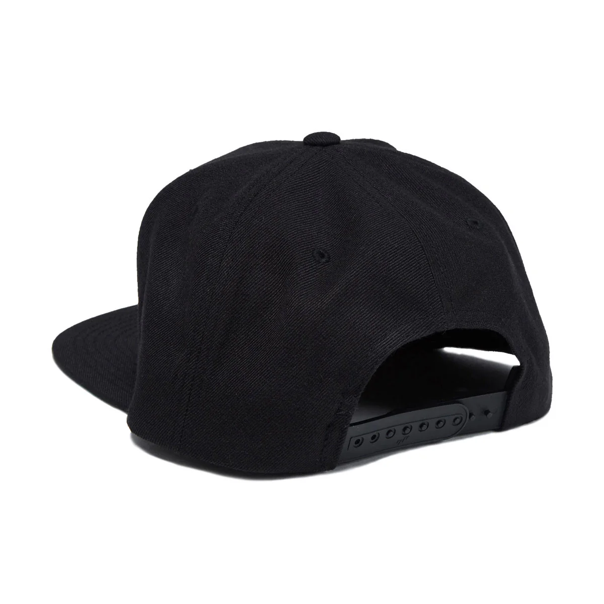Independent Span Embroidered Snapback Hat - Black/Dark Red - Image 3