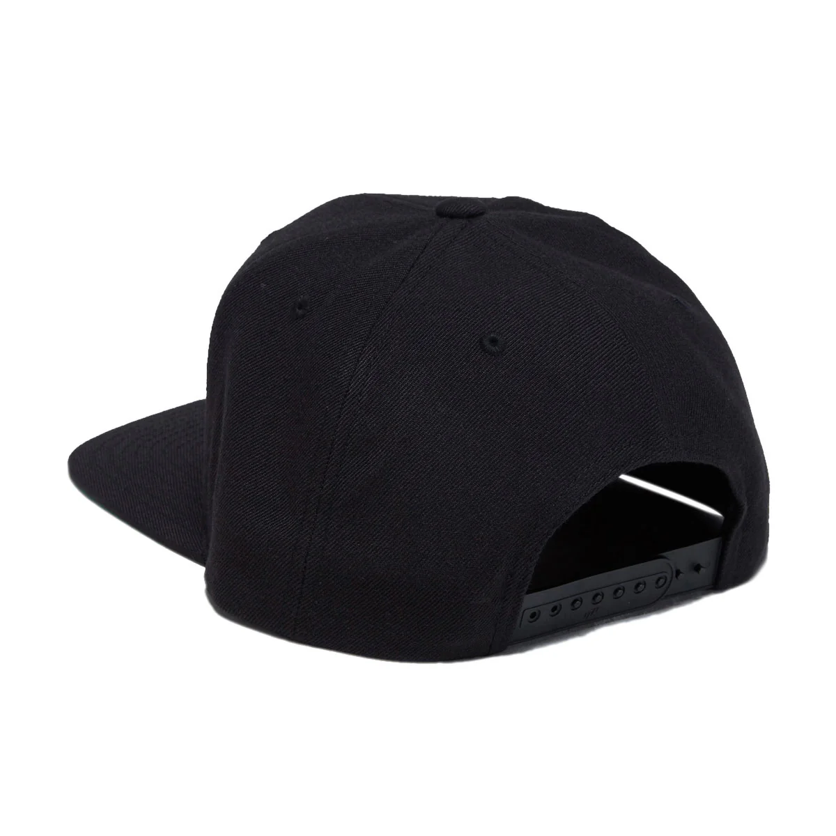 Independent Span Embroidered Snapback Hat - Black/Dark Red - Image 6