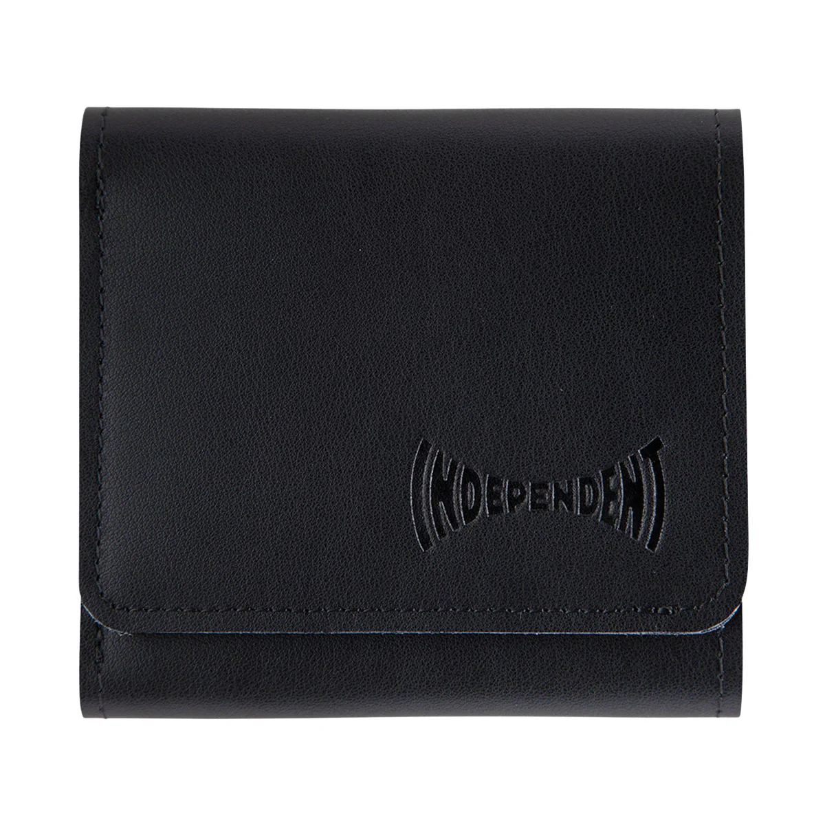 Independent Span Leather Wallet - Black