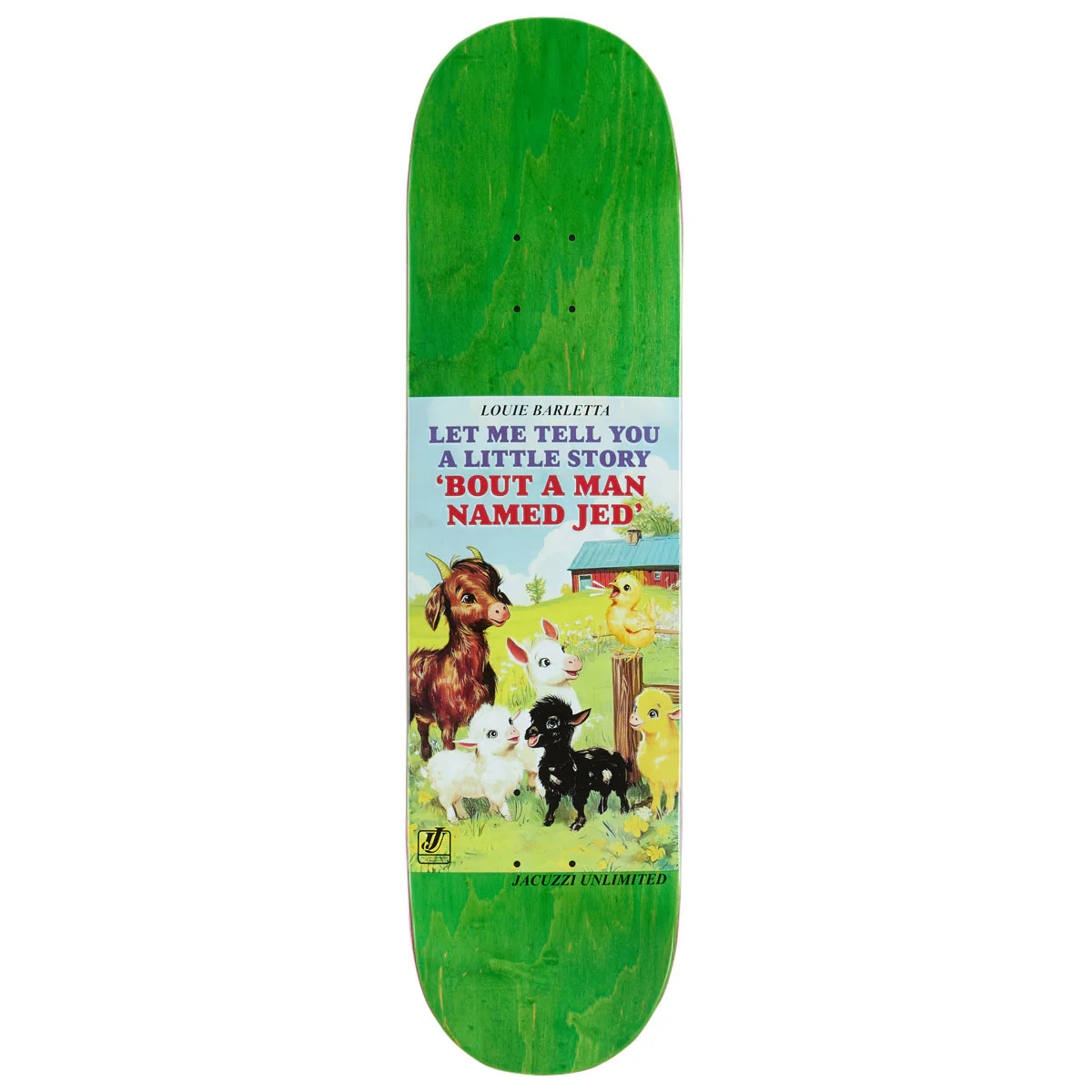 Jacuzzi Unlimited Louie Barletta Storybook EX7 Skateboard Deck - 8.25"