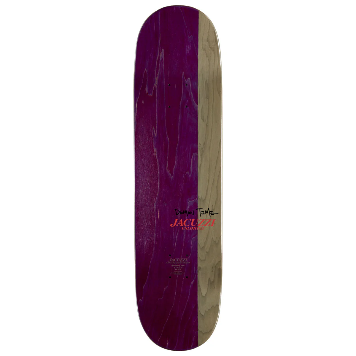 Jacuzzi Unlimited Ariana Spencer Demon EX7 Skateboard Deck - 8.25" - Image 2