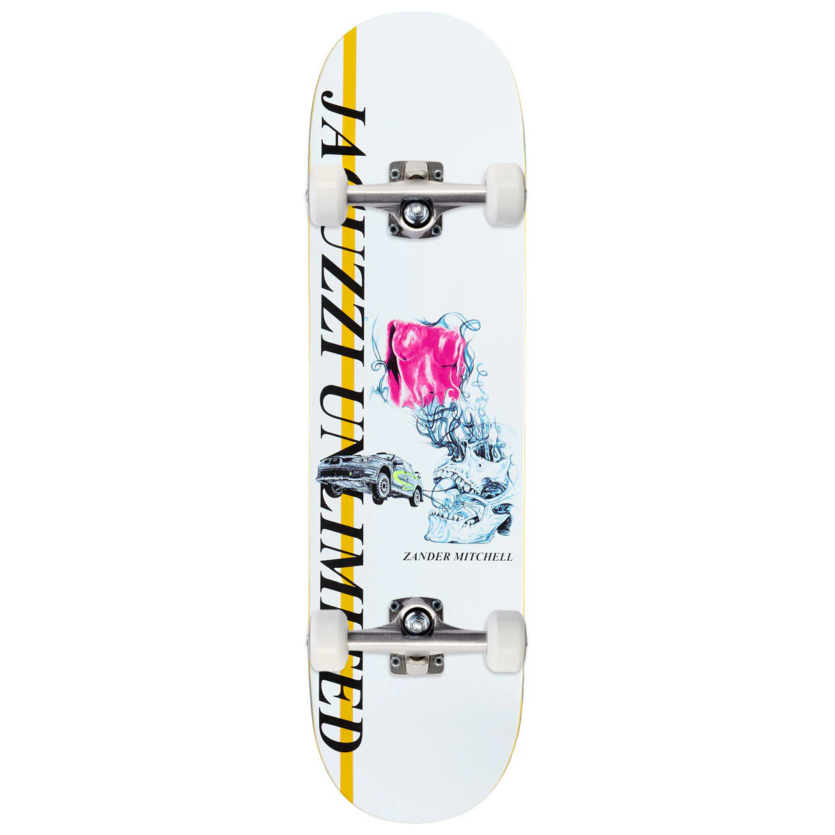 Jacuzzi Unlimited Zander Mitchell Race Car EX7 Skateboard Complete - 8.50"