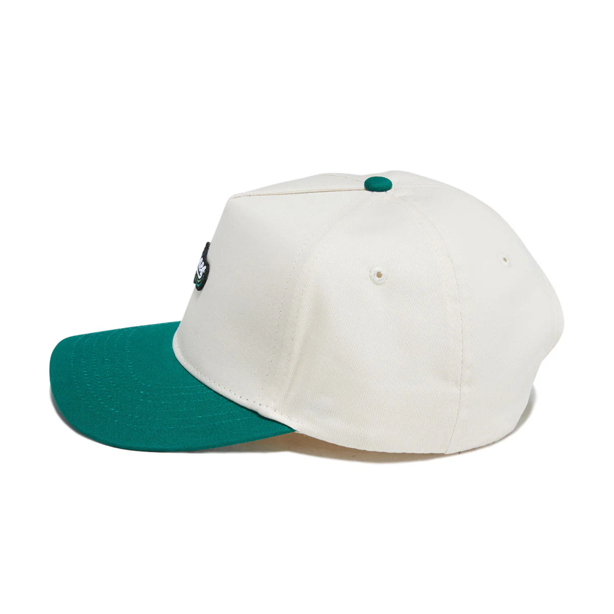 Jones Legacy Script Snapback Hat - Natural/Green - Image 4