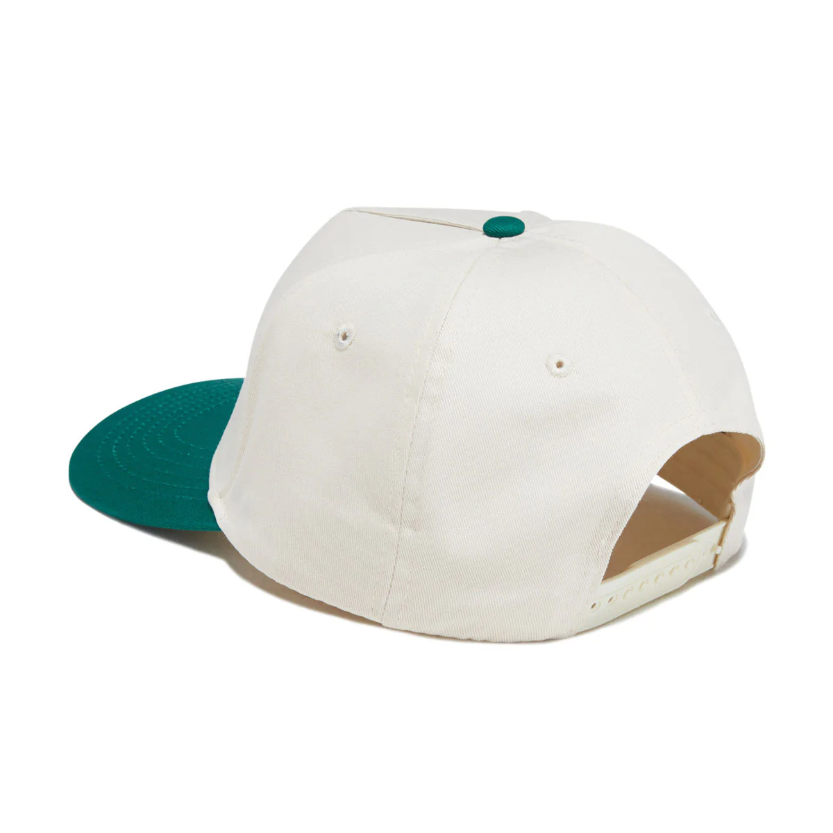 Jones Legacy Script Snapback Hat - Natural/Green - Image 5