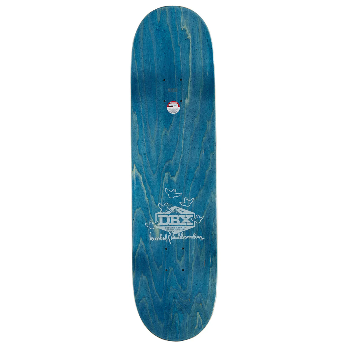 Krooked Cromer The Green Lady DBX Skateboard Complete - Grey - 8.25" - Image 2