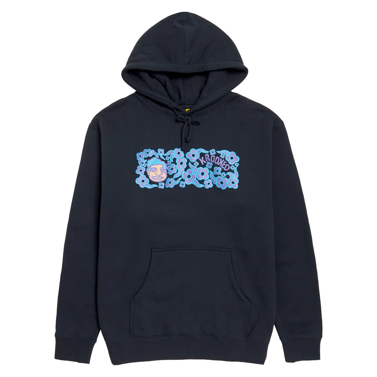 Krooked Sweatpants Redux Hoodie - Navy/Multi Color