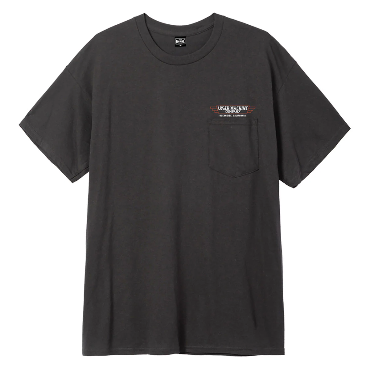 Loser Machine Fly Wheel Pocket T-Shirt - Black