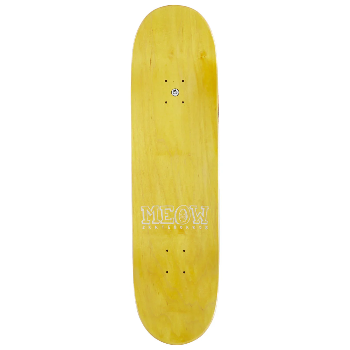 Meow Samarria Brevard Coffee Shop Skateboard Deck - 8.375" - Image 2