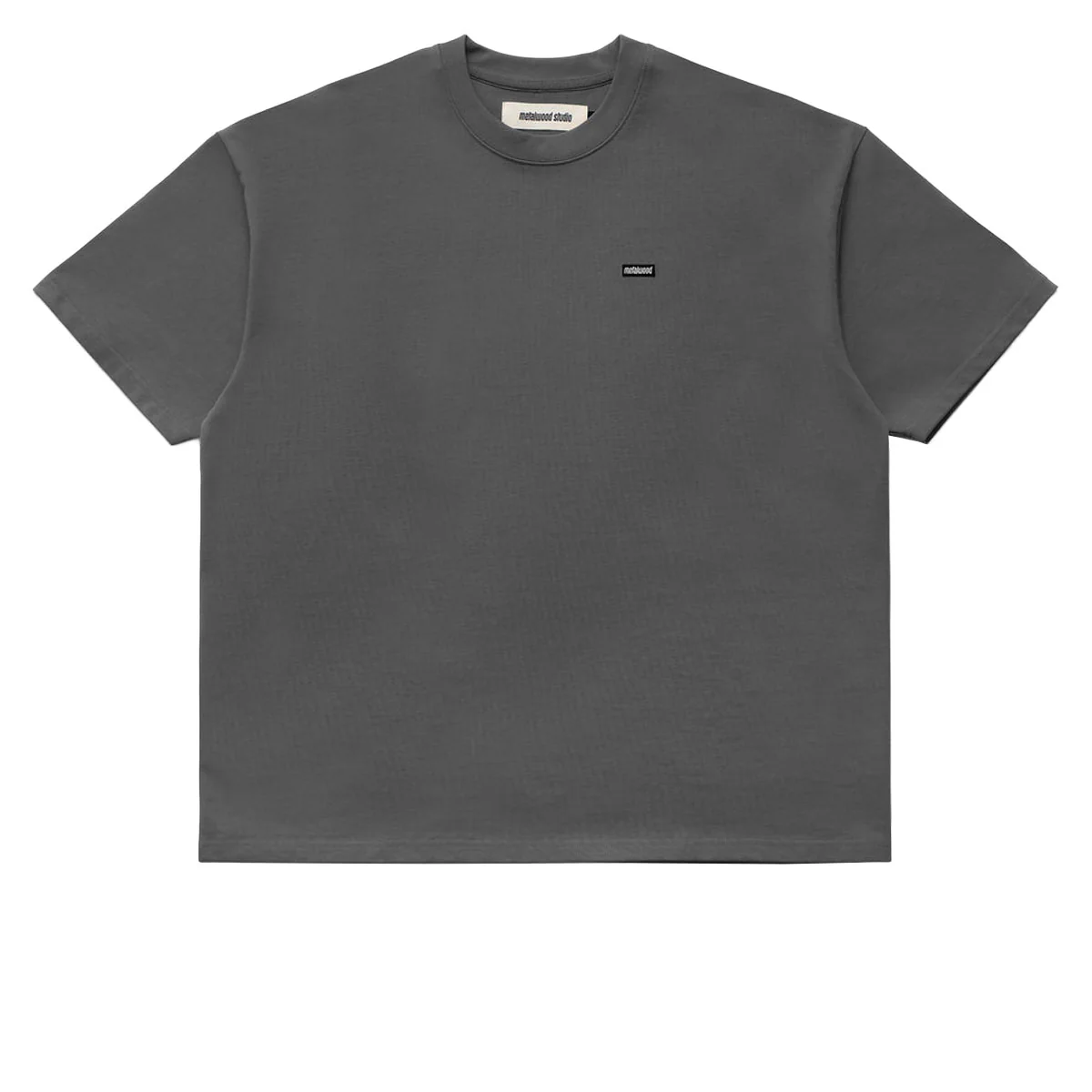 Metalwood Heavyweight Mini Metal Logo T-Shirt - Tar