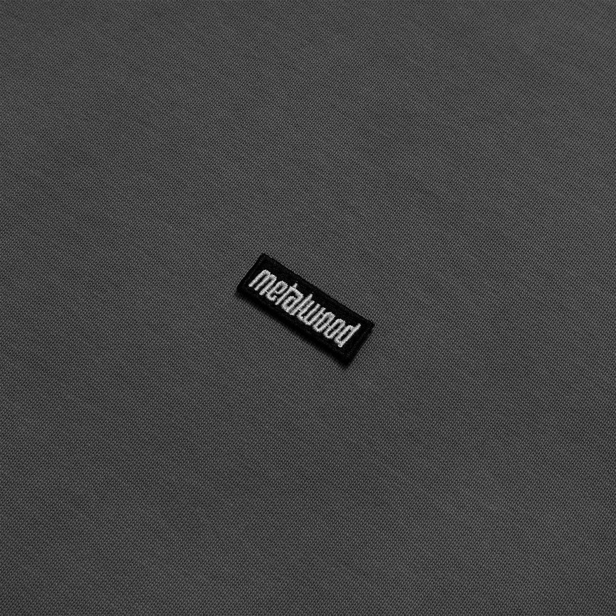 Metalwood Heavyweight Mini Metal Logo T-Shirt - Tar - Image 2