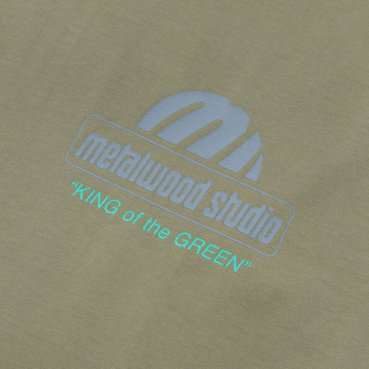 Metalwood King Of The Greens T-Shirt - Fatigue Green - Image 3