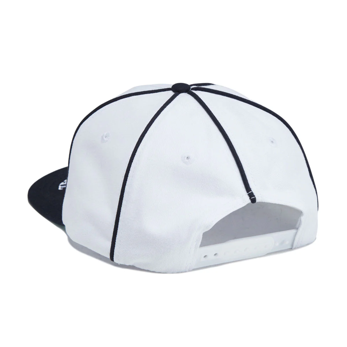 Metalwood Professional Piping Snapback Hat - White - Image 5
