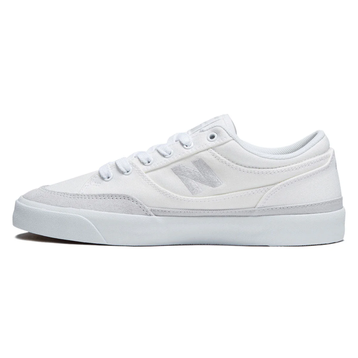 New Balance 417 Villani Low Shoes - White/Light Grey - Image 2