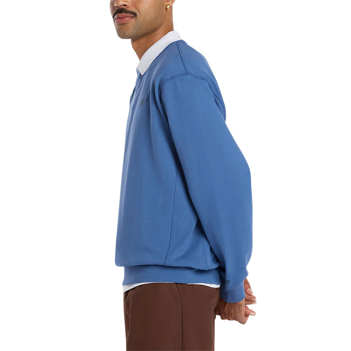 New Balance Numeric French Terry Sweatshirt - Magic Blue - Image 3