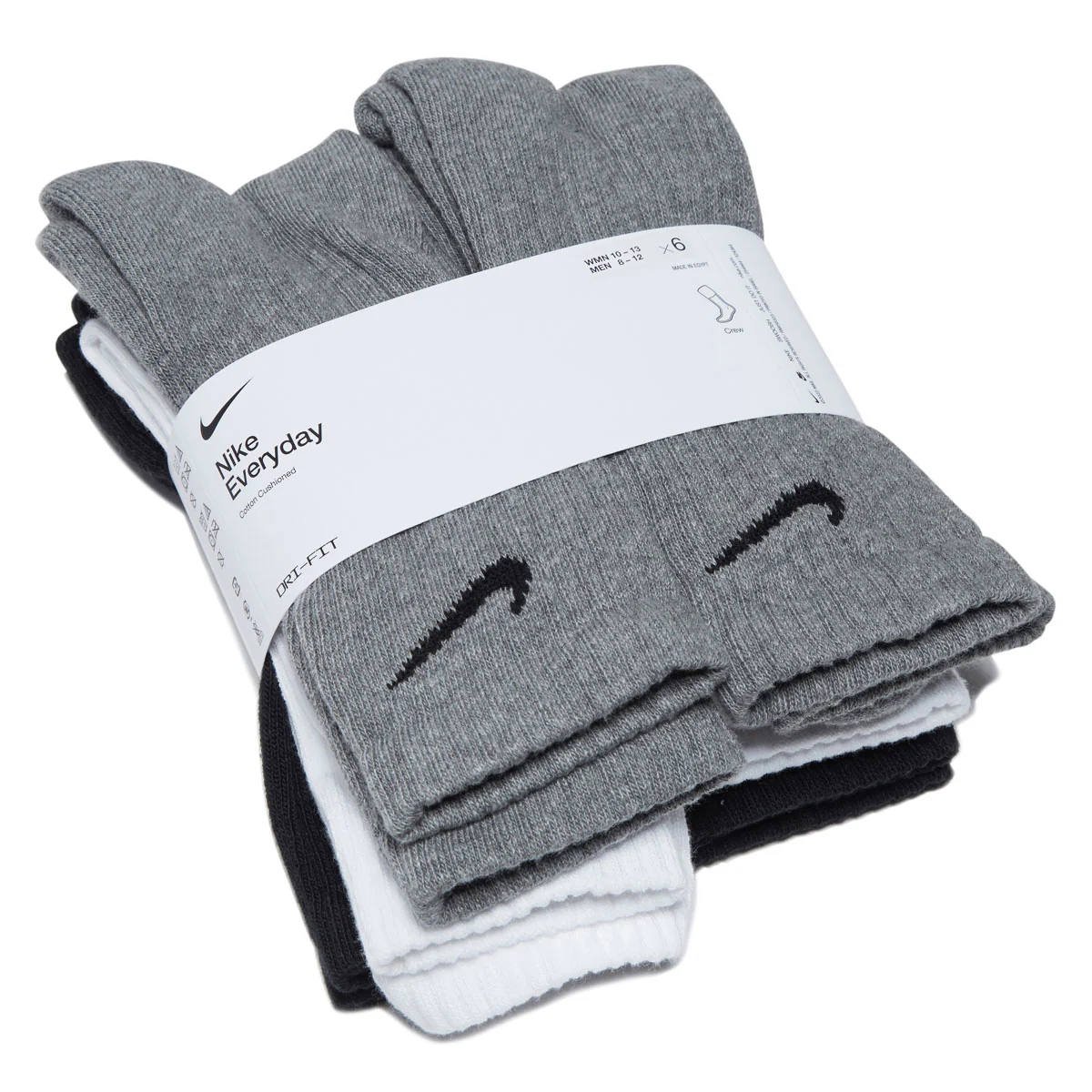 Nike Everyday Cushioned 6 Pack Of Socks - Multi-Color - Image 2