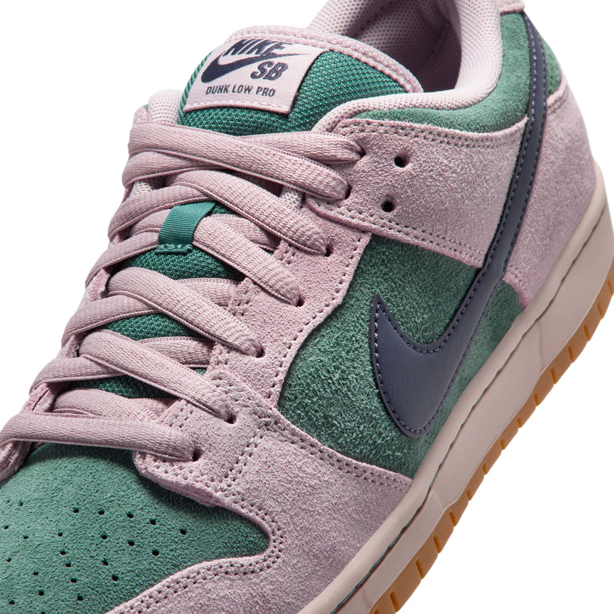 Nike SB Dunk Low Pro Shoes - Mineral Slate/Dark Raisin/Particle Rose - Image 5