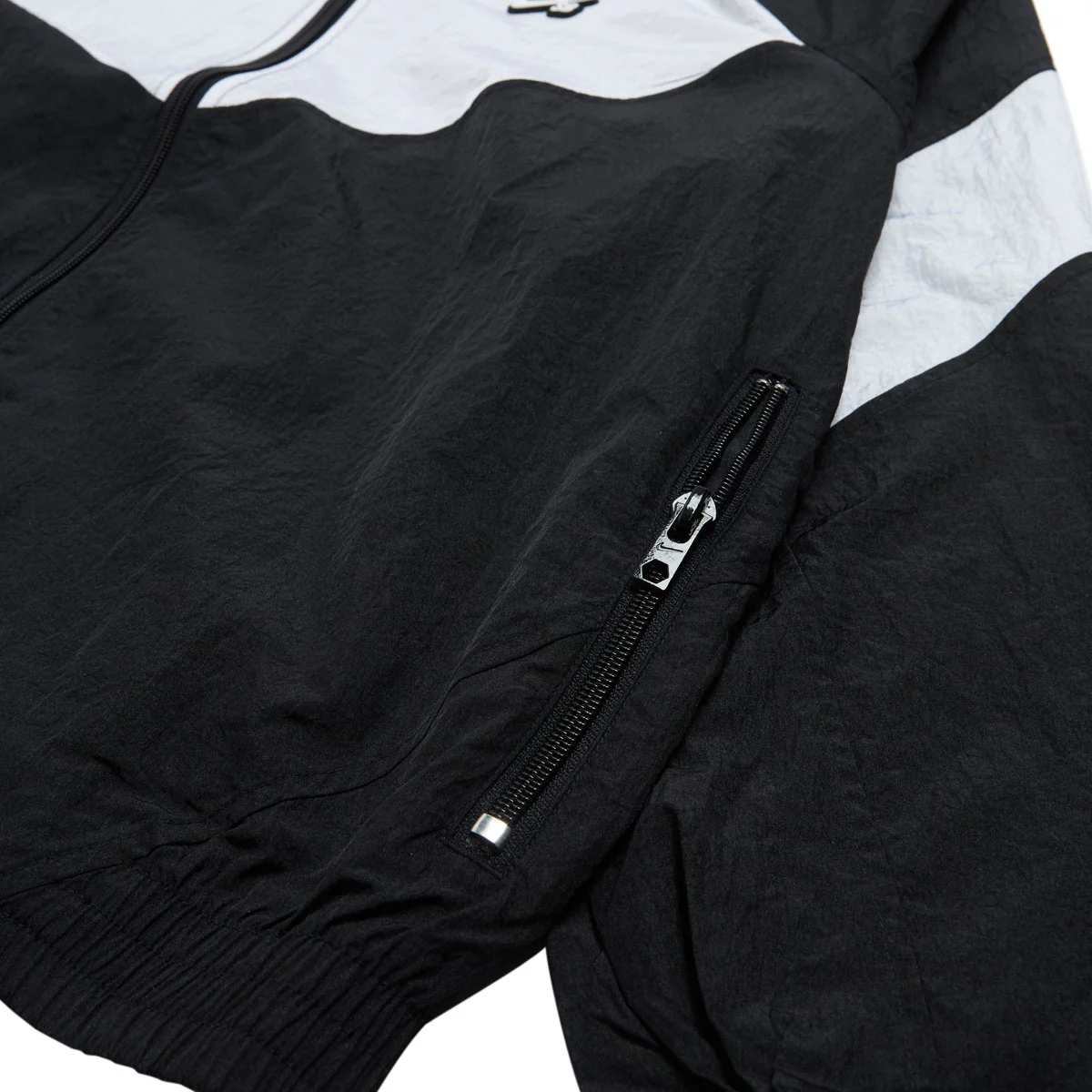 Nike SB Pavan Track Jacket - Black/Black/White/White - Image 5