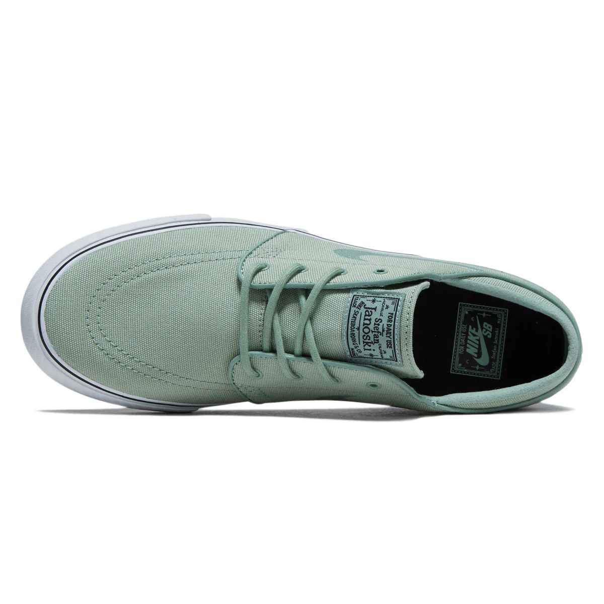 Nike SB Zoom Janoski OG+ Canvas Shoes - Steam/White/Gum - Image 3