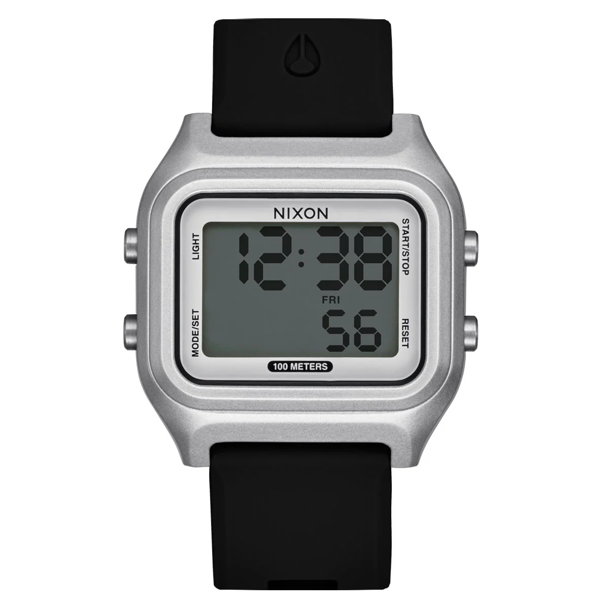 Nixon Ripper Watch - Silver/Black