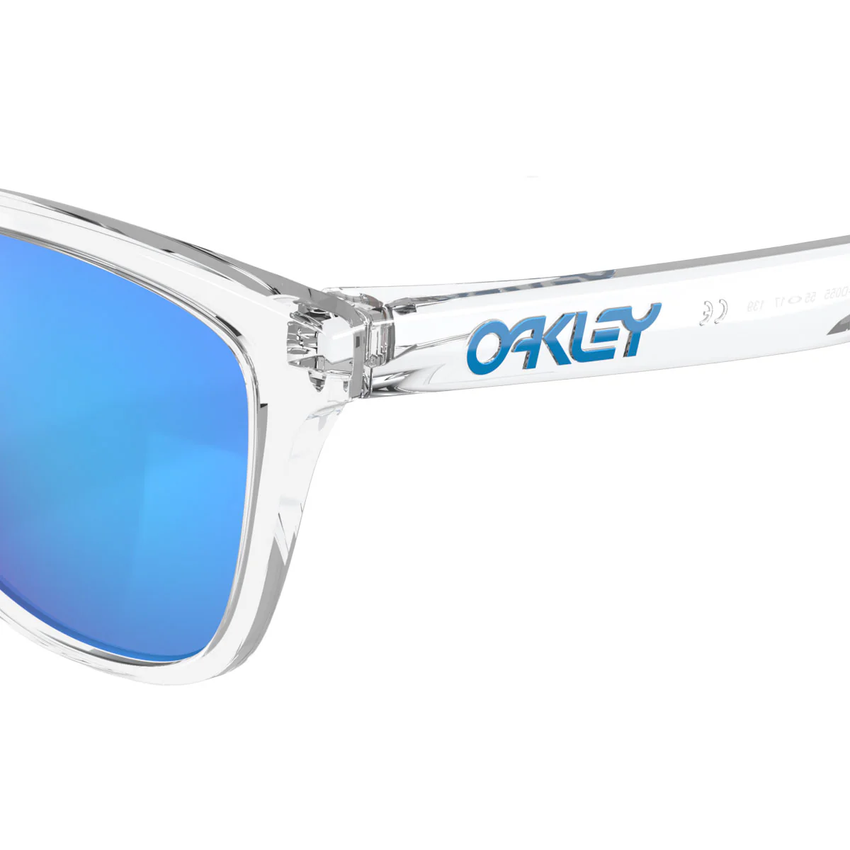 Oakley Frogskins Sunglasses - Crystal Clear/PRIZM Sapphire Lens - Image 5