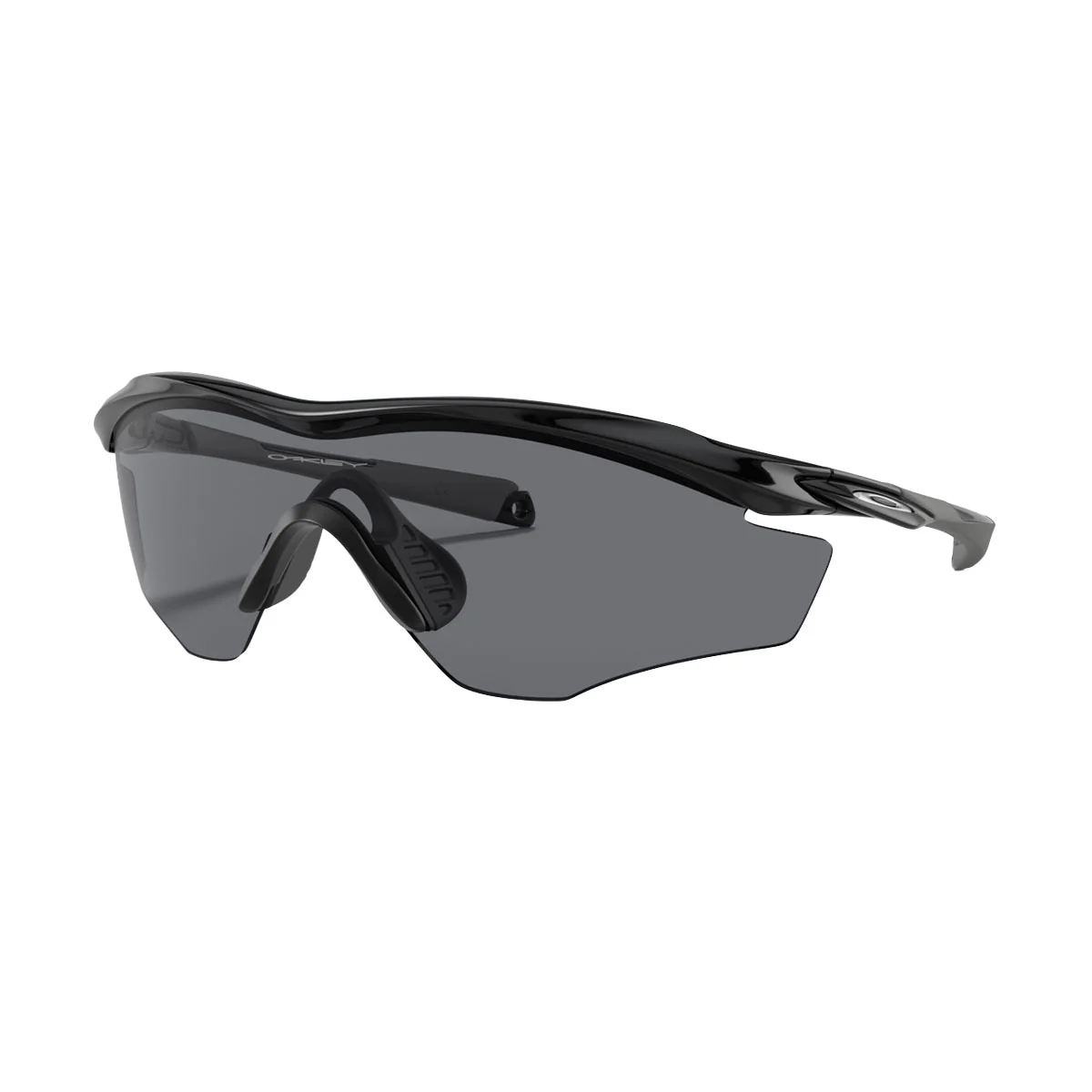 Oakley M2 Frame XL Sunglasses - Polished Black/Grey Lens - Image 2