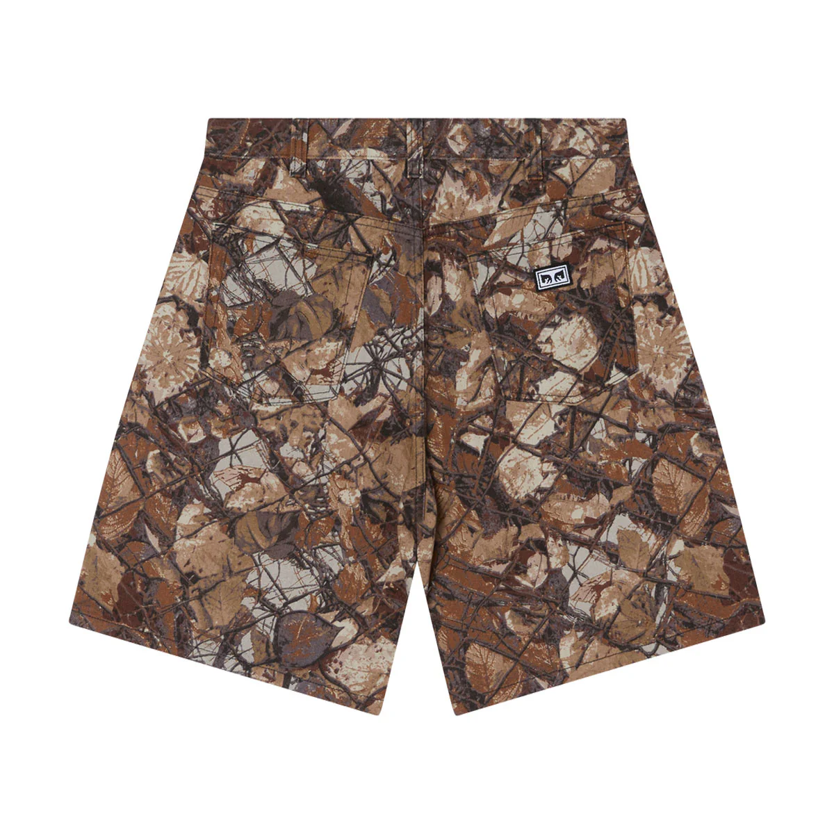 Obey Bigwig Baggy Denim Shorts - Fence Camo - Image 2