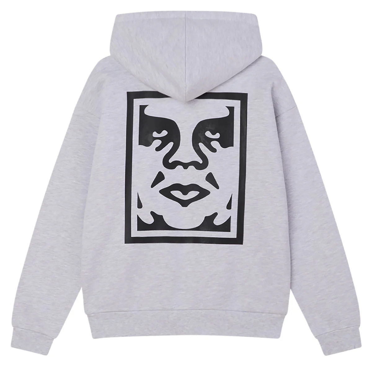 Obey Bold Icon Extra Heavy Hoodie - Ash Grey
