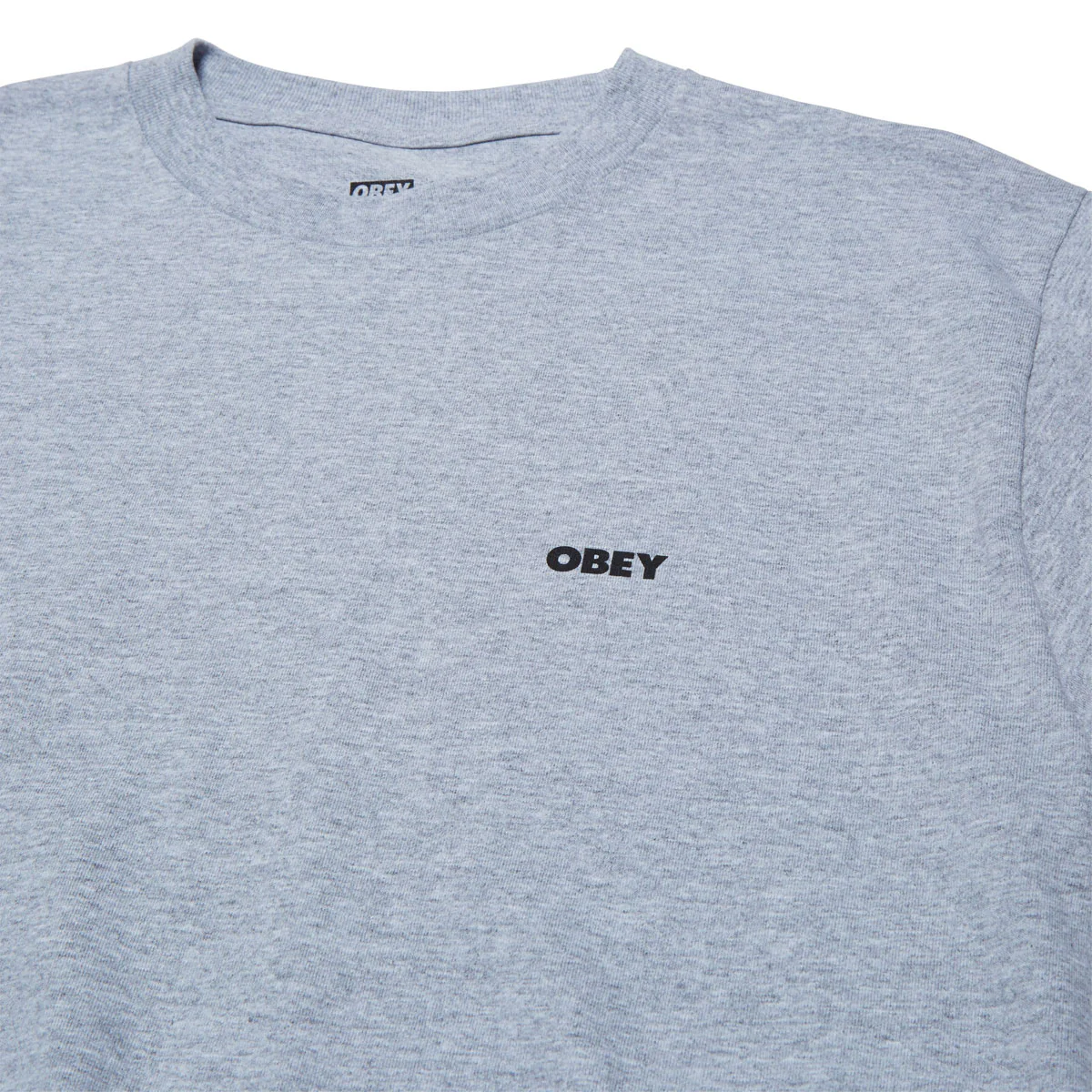 Obey Chalky Icon T-Shirt - Heather Grey - Image 3