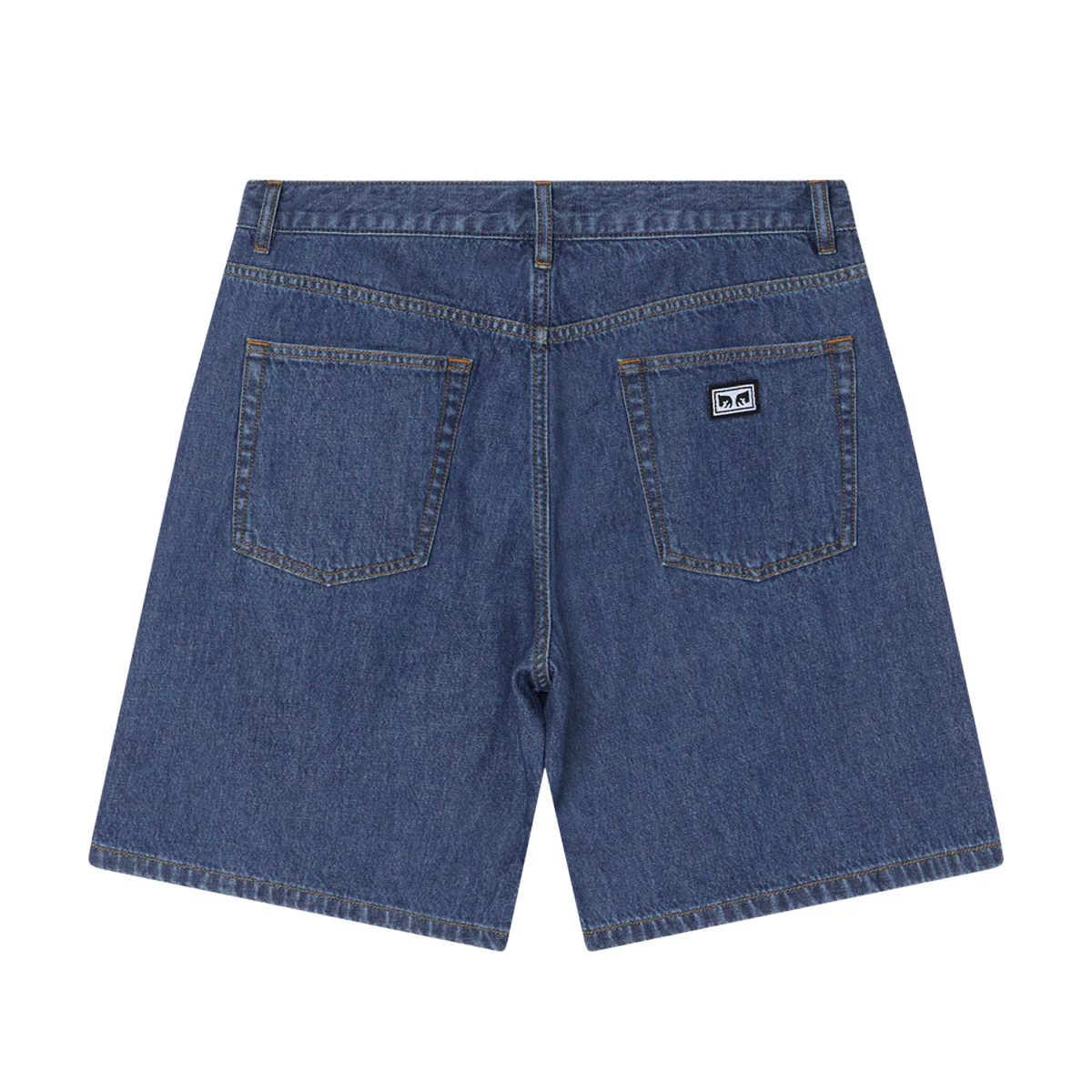Obey Emerson Denim Shorts - Stone Wash - Image 2
