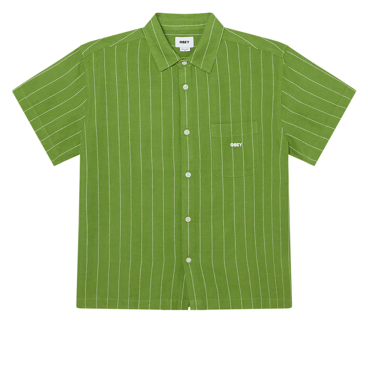 Obey Joe Woven Shirt - Piquant Green Multi