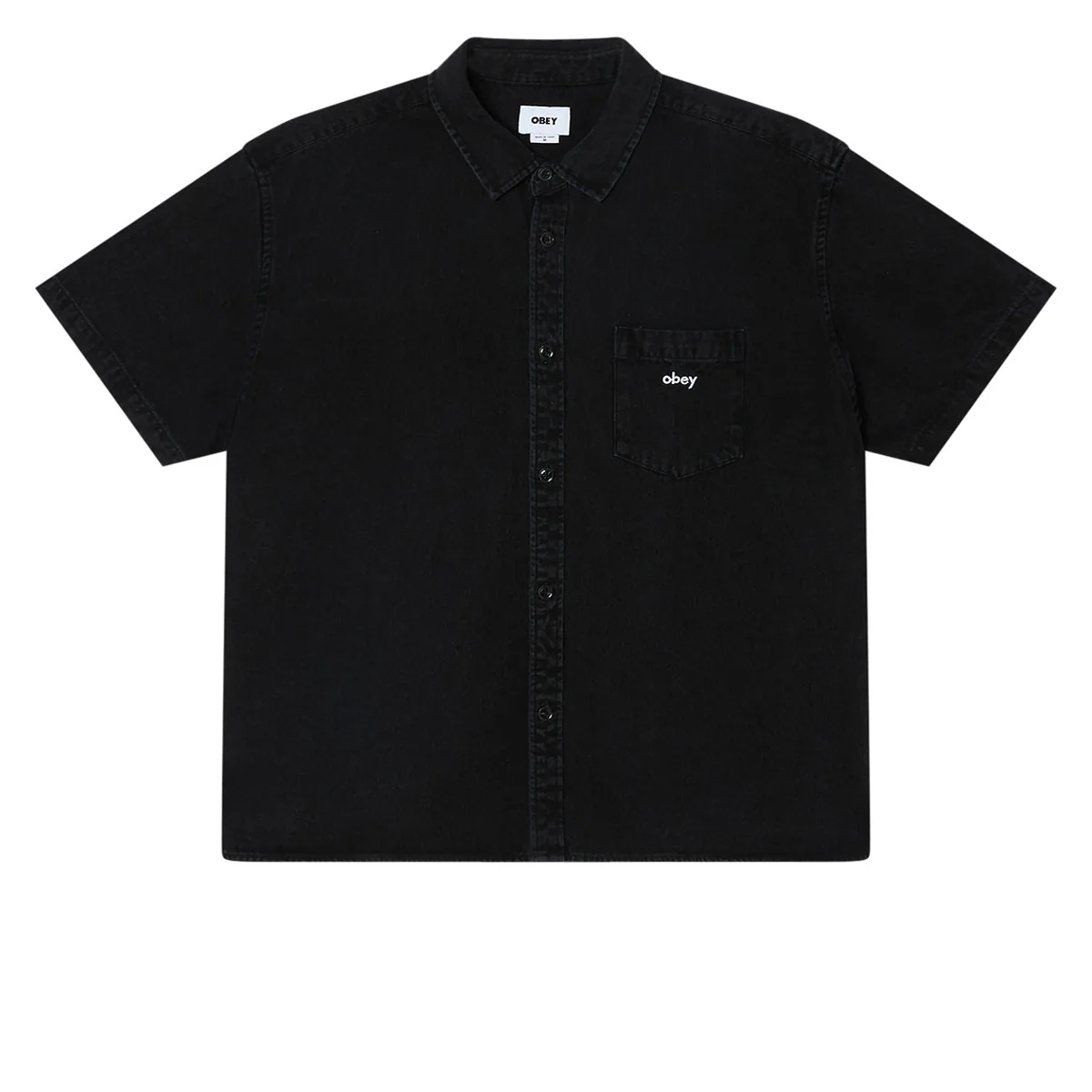 Obey Owens Denim Shirt - Faded Black